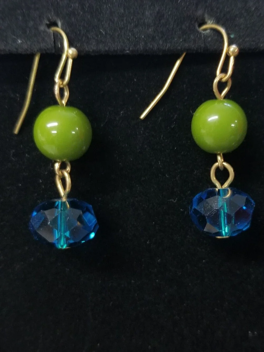 Round Glass Pendant/Earrings Set